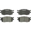 ABE Kit pastiglie freni Anteriore con segnalatore acustico usura C10323ABE Compatibilità con HYUNDAI i20 Hatchback GB, IB, KIA RIO II JB
