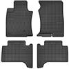 FROGUM 0806 Tappetino in Gomma nero anteriore e Posteriore Compatibilità con TOYOTA LAND CRUISER KDJ12, GRJ12 LAND CRUISER 150 KDJ15, GRJ15