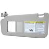 Kuuleyn Visiera parasole, pannello parasole lato guida sinistro auto ABS grigio adatto per RAV4 2006-2009, OE # 74320-42501 ‑ B2