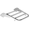 Reminnbor Parrilla Sissy Bar Portapacchi Posteriore per Moto Shadow VT750 C2 1997-2003 Argento Cromato