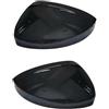 bcumst Copri Specchietto Retrovisore Per VW Per Tiguan Per MK2 2017 2018 2019 2020 Specchietto Retrovisore Lato Sinistro E Destro Dell'auto, Calotta Copri-guscio, Nero/bianco Lucido(Glossy Black)