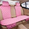 NOKRGQW Coprisedili Auto Coprisedile Rosa Per Auto Per Donna Caldo Invernale In Peluche Cuscino Per Sedile Antiscivolo Universale Per SUV E Berlina Coprisedile Auto(Rear Light Pink 1pc)