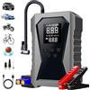 Nbbwwu Avviatore per Auto con Compressore d'Aria,Batteria di Emergenza 12V con Compressore per Pneumatici - Banco di Potenza Ricaricabile Digitale per Avviamento Veicoli