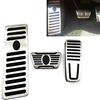 GZYF AT Gear Accelerator Gas Pedal, Foot Rest Pedal & Foot Brake Pedal for Maserati Levante 2010-2019, Quattroporte 2014-2019, Ghibli 2014-2019