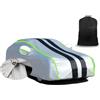 ZARUX Telo Copriauto Antigrandine per Nissan Qashqai J11 Qashqai J12, Telo Auto Esterno Impermeabile Traspirante, Telo Copriauto Completa, Anti-UV Elevata Elasticità (Color : B1, Size : Qashqai J11)
