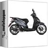 MOTOTOPGUN mivv scarico completo racing nocat mover inox nero compatibile con piaggio liberty 125 2019 2020 2021 2022 2023 2024 mototopgun