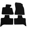 J&J AUTOMOTIVE Tappetini in Tessuto per BMW X5 E53 2000-2006, Set da 4 Pezzi Anteriori e Posteriori, di Velluto su Misura, Antiscivolo, Colore Nero
