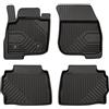 IMJ-Global Tappetini Auto Gomma No. 77 su Misura Compatibili con Ford Mondeo V 2014-2022 distanza tra bottoni 24,5 cm, Set Completo di Tappeti Auto TPE per Migliorare Look e Sportività