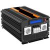 XIAOYANS Inverter Onda Pura Inverter Inverter Di Potenza 3500W 7000W DC 24V AC 220V 230V Inverter Di Potenza A Onda Sinusoidale Pura 24v 230v(12V EU Sockets)