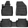 IMJ-Global Tappetini Auto Gomma ProLine 3D su Misura Compatibili con Hyundai Santa Fe IV 2018-2023 non compatibile con versione Hybrid, Set Completo di Tappeti Auto TPE
