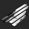 COSJD 4 PCS Car Inox Battitacco Listelli Sottoporta per BMW X1 1 (I) E84 I 2012-2015, Protezione del Listello Sottoporta in Acciaio Inox Accessori Auto