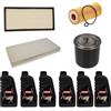 CORMAR KIT TAGLIANDO COMPLETO FILTRI COMPATIBILE CON MERCEDES CLASSE B 180 200 CDI DIESEL W245
