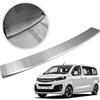 Chromemaster | Protezione paraurti Posteriore | Compatibile con Opel Zafira Life S Compact, M Long dal 2019- | Acciaio inossidabile INOX spazzolato, Argento opaco | Proteggi il paraurti della tua auto