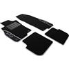 IL TAPPETO AUTO BY FABBRI 3 COLOR0000012A, Tappeti auto moquette antiscivolo, Su misura, 2 Ricami, Argento