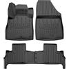 J&J AUTOMOTIVE SCOUTT Tappetini Auto in Gomma Su Misura per Renault Scenic 4 Dal 2016, Set da 4 Pezzi, Tappeti 3D Design con Bordo Alto, Inodore, Qualità Premium