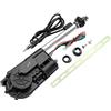 HLELU Antenna Automatica Universale di Alimentazione Elettrica per Auto SUV AM e Antenna Radio FM 12V