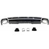 Lago Tuning Diffusore estrattore posteriore per Audi A4 B9 2015-19 RS4 look nero lucido