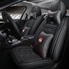Ruberpig Coprisedile Auto Compatibile con Audi A4 Adatto a Quattro Stagioni Cuscino Universale Antiscivolo per Sedile Conducente con Schienale Lusso - Nero