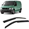 CarJoy Deflettori d'aria, deflettore per finestrini laterali, compatibile con Mercedes Benz Vito V Class W638 1996-2003, parapioggia, deflettori adesivi, 2 pezzi