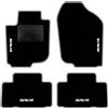 QUEMAR Tappetini Auto compatibili con Rav4 III XA30 2006-2013 / Kit Tappeti Moquette e Gomma su Misura (Set 2 Anteriori + 2 Posteriori) / Ricami e Colori Personalizzati (Bordo Perla, 4 Ricami)