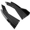 Asudaro 1 Paio Spoiler Paraurti Posteriore Universale, Paraurti Posteriore Canard Diffusore Spoiler Paraurti Auto Spoiler Posteriore Labbra Paraurti Posteriore Avvolgere Divisori Angolari Accessori Decorativi
