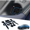 BIXUAN compatibile con Toyota C-HR ZYX10/NGX 50 Serie 2016-2023 Tappetini antiscivolo per console centrale, poggiabraccio, tappetini in gomma, porta-bevande, tappetini antiscivolo per giunture porta e