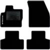 QUEMAR Tappetini Auto compatibili con Range Rover Evoque I 2011-2019/ Kit Tappeti Moquette e Gomma su Misura (Set 2 Anteriori +2 Posteriori)/ Ricami e Colori Personalizzati (Bordo Antracite, 1 Ricamo)