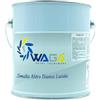 WAGA PAINT S.R.L. Waga Paint Tecniques - Smalto Nitro Bianco Opaco per Verniciatura Cerchi in Lega Auto, AntiGraffio (LT. 2,5)