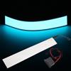 C-FUNN 12X2 Pollici 12V Nastro Elettroluminescente Flessibile El Decorazioni Retroilluminazione Pannello con Luce con Inverter - Bianca