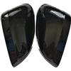 Yurefax Calotte specchietti laterali neri, for Audi, A4 A5 B9 2017 2018 2019 S4 S5 RS5, for ALLROAD, Quattro Sostituisci coperture (nero perla lucido) Copri specchietti retrovisori(No blind spot hole)