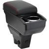 OYHCM Bracciolo per Citroen C3 MK3 2016-2024 Braccioli Auto Console Centrale con Portaoggetti Supporto Braccio Facile da Installare
