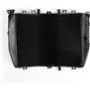 Artudatech Aluminium Black Radiator Cooler Fit for Kawasaki Ninja ZX10R ZX-10R ZX 10R 2004-2005