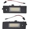 Hacreyatu 2 PZ LED Licenza Numero Targa Luce Per BMW E81 E87 E63 E64 M6 E85 E86 Z4 F12 F13 F20 K48 12V Luci Targa per Auto