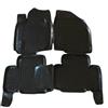 J&J AUTOMOTIVE Tappetini Auto in Gomma su Misura per Toyota Rav4 3 2006-2012, Set da 4 Pezzi, Bordo Alto 4 cm, Antiscivolo, Inodore, Colore Nero