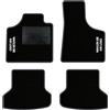 QUEMAR Tappetini Auto compatibili con Audi A3 8P 8PA e Cabrio 2003-2012/ Kit Tappeti Moquette e Gomma su Misura (Set 2 Anteriori +2 Poster.)/ Ricami e Colori Personalizzati (Bordo Antracite, 2 Ricami)