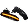 WEPARTICULAR Indicatori di direzione dinamici LED per specchietto laterale Indicatore retrovisore sequenziale compatible for Toyota Alphard Vellfire Tacoma N300 RAV4 XA50 Highlander XU70 2020 Confezione da 2