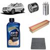 OP Kit tagliando 4 filtri + 5L olio 5W-30 Tech FE compatibile con Dacia duster hs 1.5 DCI 4X4 Gasolio 2010-2018