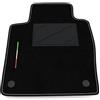 Somer Car Tappetino Auto SOLO LATO GUIDA 1pz compatibile con Nissan Juke 2019-2025 | 1 tappeto su misura in moquette, bandiera Italia