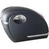 SPAAN Coppia Borse laterali rigide nero opaco in abs per moto custom 44 litri cad.