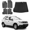 OMAC Tappetini & Vasca Baule Set compatibile con Dacia Duster II 2018-2024 Gomma Nero TPE 5X