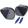 Nwirmtm Borse Moto Laterali Per Tracer 9 GT TRACER 9GT 2022 2023 2024 Borse Per Moto Borse Interne Espandibili Nere Tracer9 GT Tracer900(Blue)