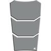 Paraserbatoio.it PARASERBATOIO RESINATO NEUTRO ADESIVO EFFETTO 3D, PER MOTO - UNIVERSALE - forma Wyoming compatibile con BMW Adventure, misura 25,5 cm x 15 cm Colore Grigio