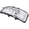 Cocoarm Copertura della Luce dell'indicatore di Direzione dello Specchietto Retrovisore Esterno, Materiale ABS, Sicurezza e Aspetto Migliorati per i Modelli S40 S60 S80 C30 V50 V70 (A sinistra: