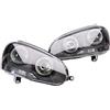 in.pro. Set fari anteriori GOLF V 03- ANGEL EYES nero