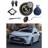 D'ANGELO 1988 Kit Ruotino di Scorta 17 compatibile con Toyota Corolla con Cric, Chiave, Vite, Guanti e Sacca 125/70R17