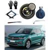 D'ANGELO 1988 Kit Ruotino di Scorta 18 compatibile con Volkswagen T-Cross con Cric, Chiave, Guanti e Sacca