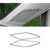 GQDGCU Copertura in fibra di carbonio, accessori interni adesivi per VW GOLF 8 2020-2024, accessori auto tuning, copertura per decorazione interna (altoparlante, nero)