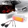 NSLUMO LED Porta di Cortesia Vano Piedi Boot Luce Per A1 A2 A3 A4 B6 B7 B8 S4 RS4 A5 S5 A6 A7 A8 Q5 Q7 R8 TT Skoda Seat Ibiza Leon Exeo Golf Eos Led Tronco Bagagli Lampada Rossa