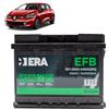 Generico Batteria 60Ah EFB per Renault Clio IV 1.2 16V benzina 2012+