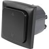 Generisch C-Line Presto Inprojal CBE - Interruttore a pedana da 12 Volt + telaio + Isodose per camper, roulotte, barca, colore nero